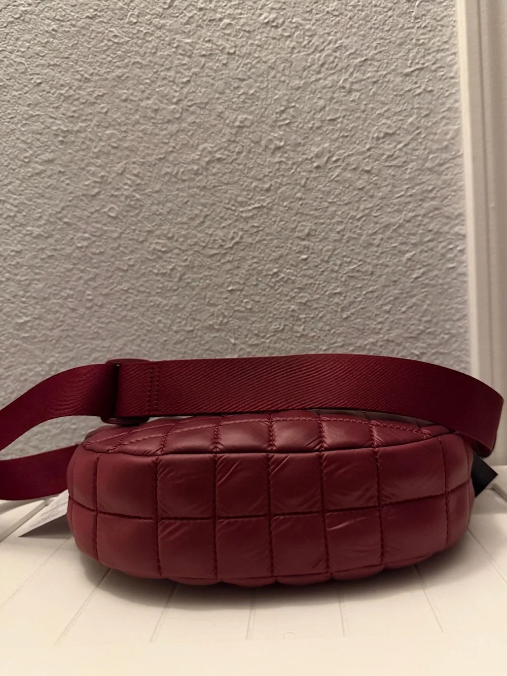 Kate Spade CAMDEN Quilted Crossbody Sling Bag in Deep Berry NWT